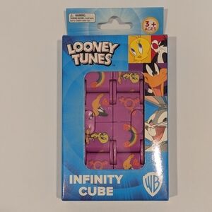 New Looney Tunes WB Purple Infinity Cube Fidget Toy for Kids Stocking stuffer